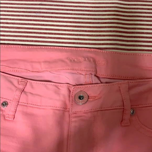 Maurices Pink jeggings - Picture 3 of 3